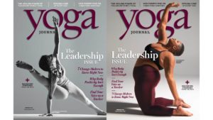 January 2019 Yoga Journal cover featuing Jessamyn Stanley and Maty Ezraty  